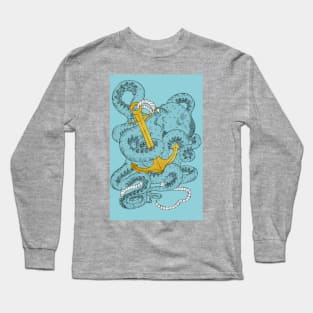 Hope (anchor) hugged by an octopus Version 2.0 Long Sleeve T-Shirt